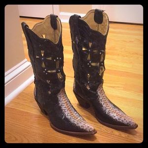 Corral Snake Skin Boots